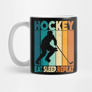 Eat Sleep Ice Hockey Repeat Mug